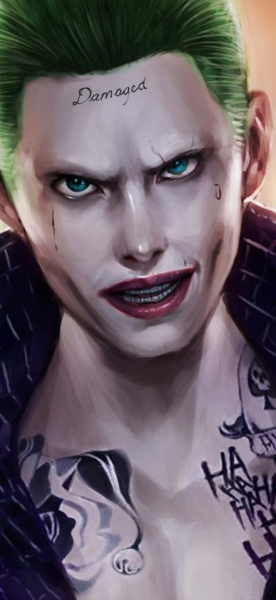 Fond d'écran Joker Bad Guy Art sur iPhone