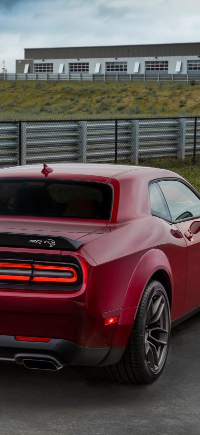 Fond d'écran iPhone 2018 Dodge Challenger SRT Hellcat Widebody Rear