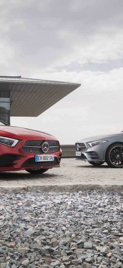 Fond d'écran Mercedes Benz CLS Klasse 2018 sur iPhone