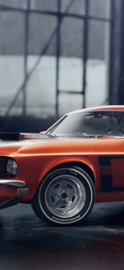 Fond d'écran 4k Ford Mustang sur iPhone