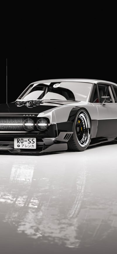 Fond d'écran iPhone Ford Crazy Falcon Front 4k