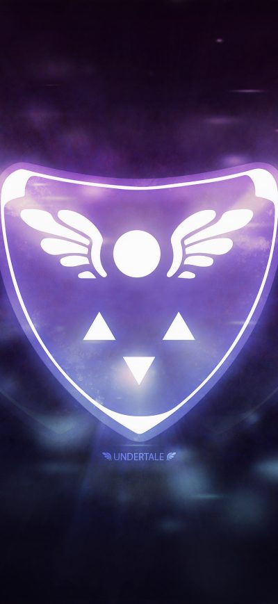 Fond d'écran iPhone Deltarune Logo 4k