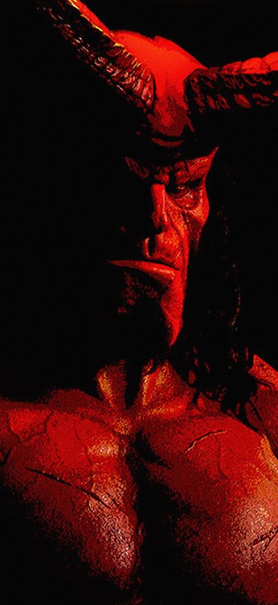 Fond d'écran iPhone Hellboy 5k 2019 Poster