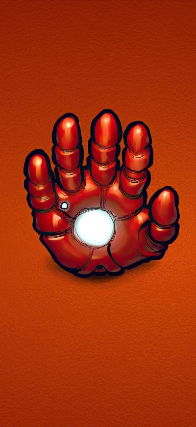 Fond d'écran iPhone Iron Man Hand Minimal 4k