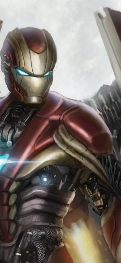 Fond d'écran iPhone Iron Man The Awakening Machine 4k