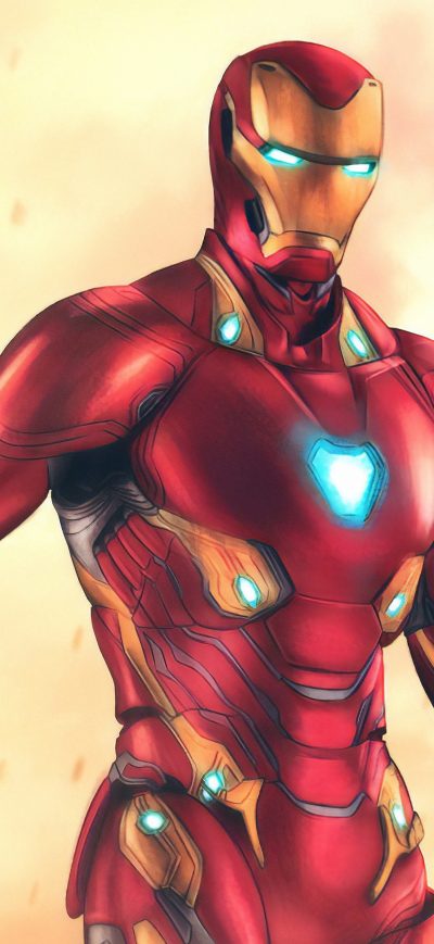 Fond d'écran iPhone Iron Man 4k Flying