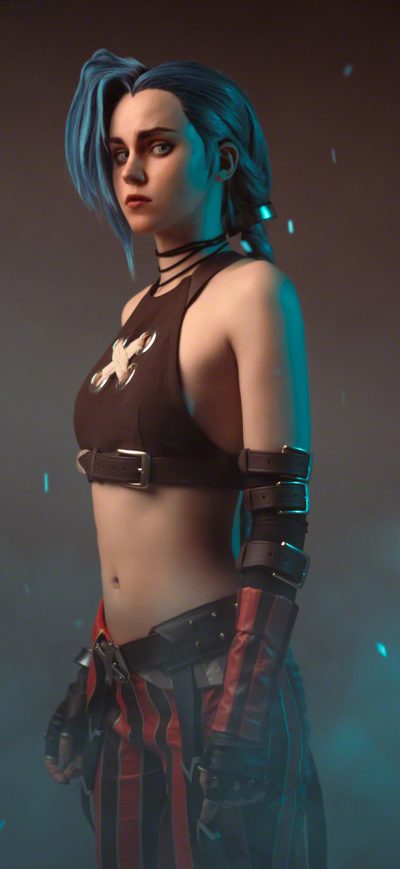 Fond d'écran iPhone Shirogane Sama Jinx League Of Legends