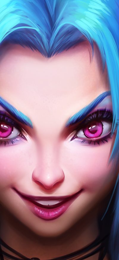 Fond d'écran iPhone Jinx League Of Legends Arts