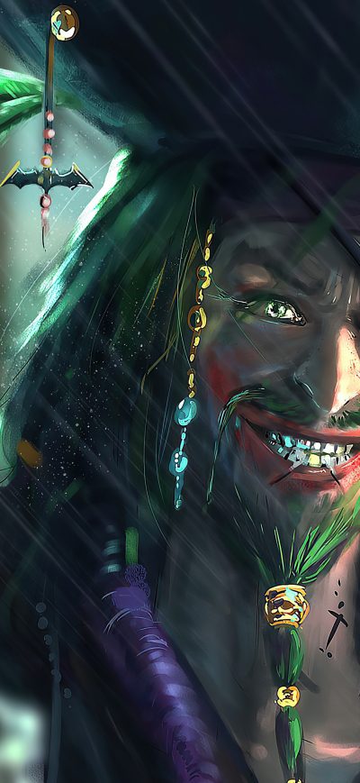 Fond d'écran iPhone Pirate Joker 4k