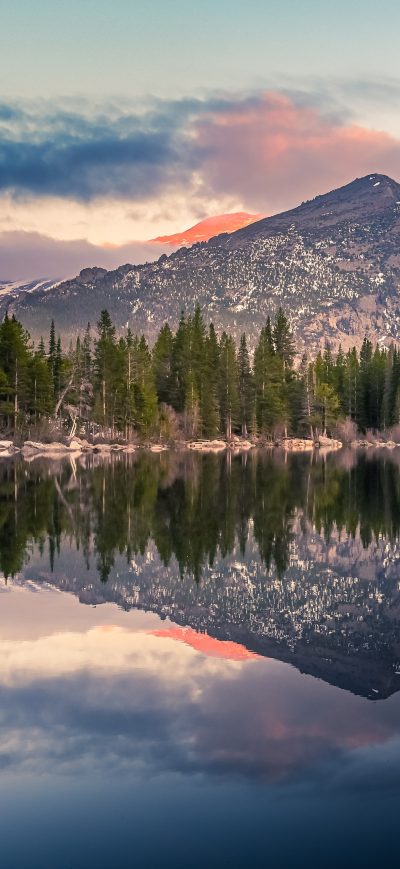 Fond d'écran iPhone Bear Lake Reflection At Rocky Mountain National Park 4k