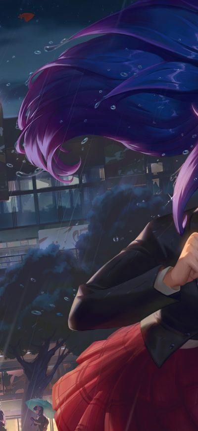 Fond d'écran iPhone Starguardians Running Away From Kaisa Lol