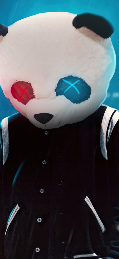 Fond d'écran iPhone Panda Cool On Street 4k