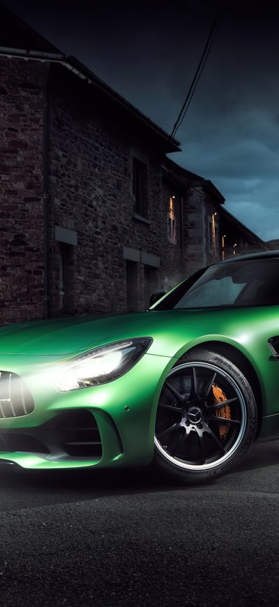 Fond d'écran iPhone Mercedes Benz AMG GT R Night