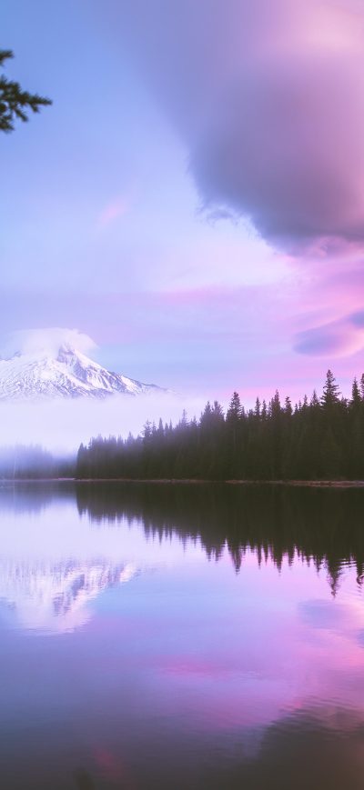Fond d'écran iPhone Mount Hood Morning 4k