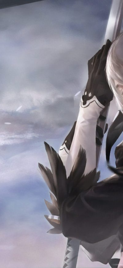 Fond d'écran Hoobamon Nier Automata 5k sur iPhone