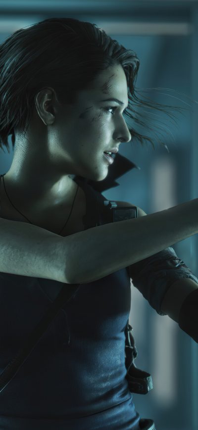 Fond d'écran iPhone Resident Evil 3 Jill Valnetine 4k