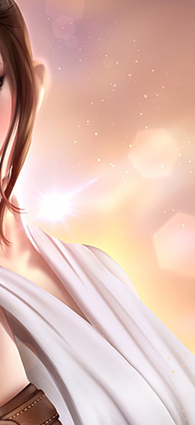 Fond d'écran Rey Fanart sur iPhone