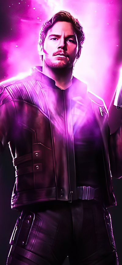 Fond d'écran iPhone Star Lord Power Stone 4k