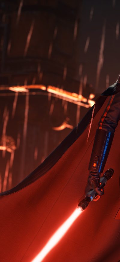 Fond d'écran iPhone Rage And Rain Star Wars Jedi Fallen Order 5k