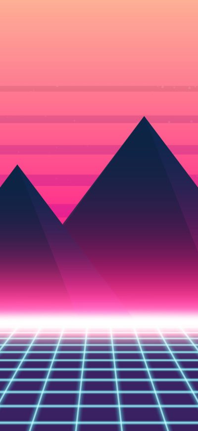 Fond d'écran iPhone Retrowave 90s