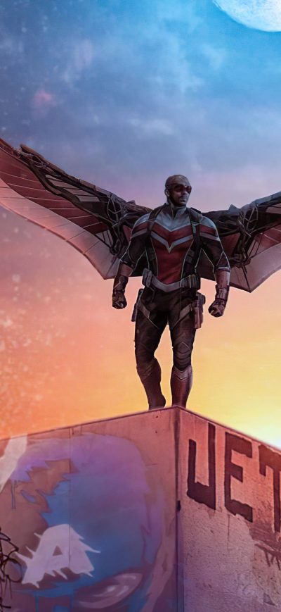 Fond d'écran iPhone The Falcon And The Winter Soldier Tv Series 5k