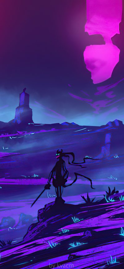 Fond d'écran iPhone Shinigami Warrior 4k