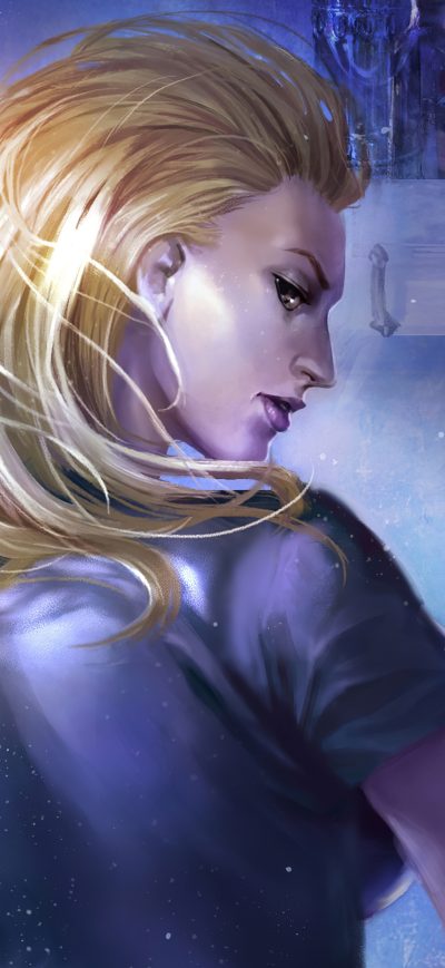 Fond d'écran iPhone Geared Up Warrior Girl 4k