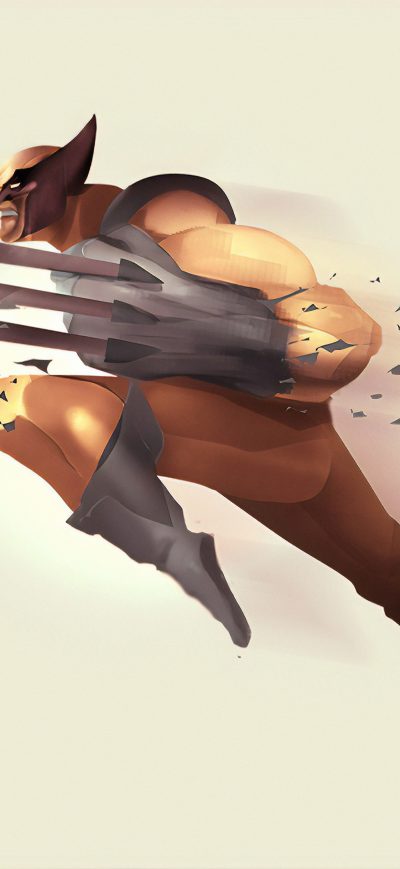 Fond d'écran iPhone Wolverine 4k Arts