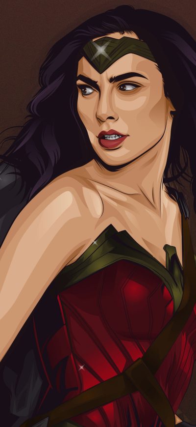 Fond d'écran iPhone New Art Of Wonder Woman