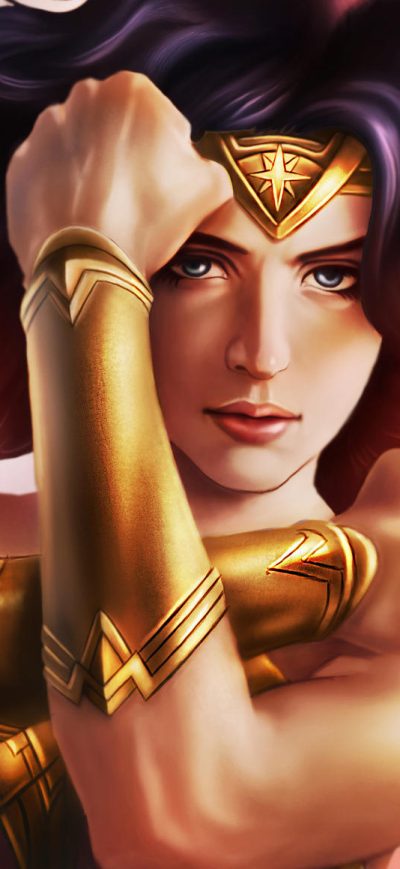 Fond d'écran iPhone Wonder Woman DC Comic Art