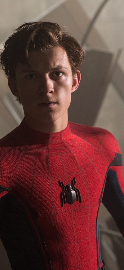 Fond d'écran iPhone Tom Holland In Spiderman Homecoming 5k