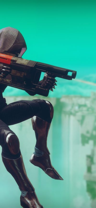Fond d'écran iPhone Destiny 2 Hunter 8k