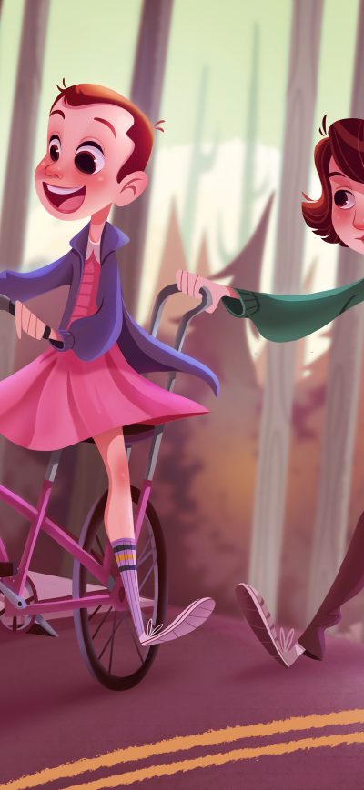 Fond d'écran iPhone Stranger Things Art