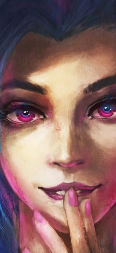 Fond d'écran iPhone Jinx League Of Legends Painting