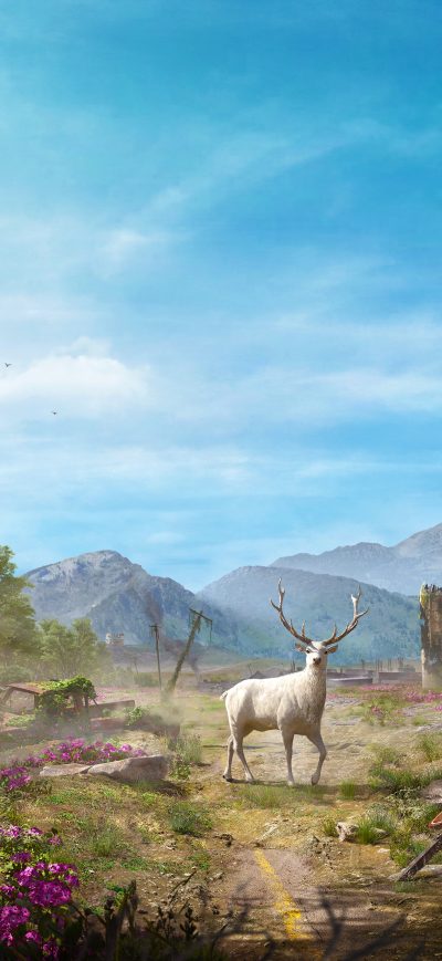 Fond d'écran iPhone Far Cry New Dawn Key Art 5k