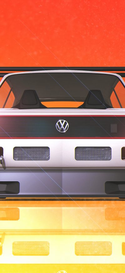 Fond d'écran iPhone Volkswagen Golf Gti Digital Art 4k