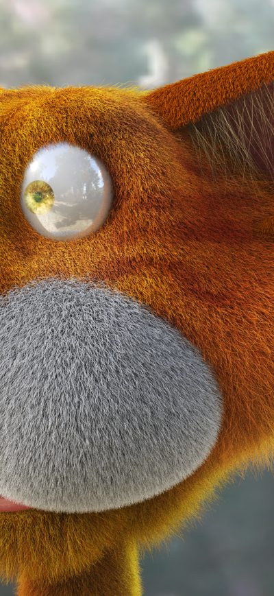 Fond d'écran Cat 3d Saying sur iPhone