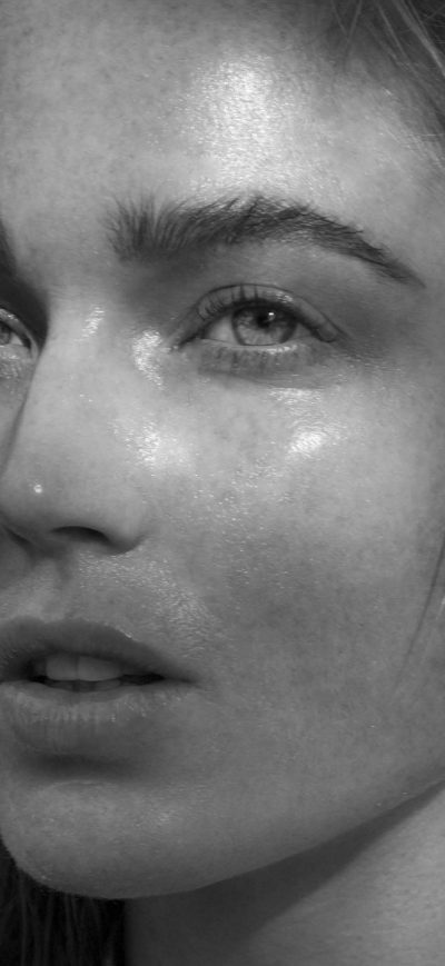 Fond d'écran iPhone Caity Lotz Monochrome 2018