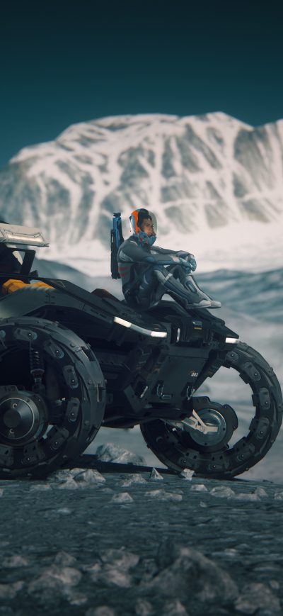 Fond d'écran iPhone Ride On Yela Star Citizen 4k