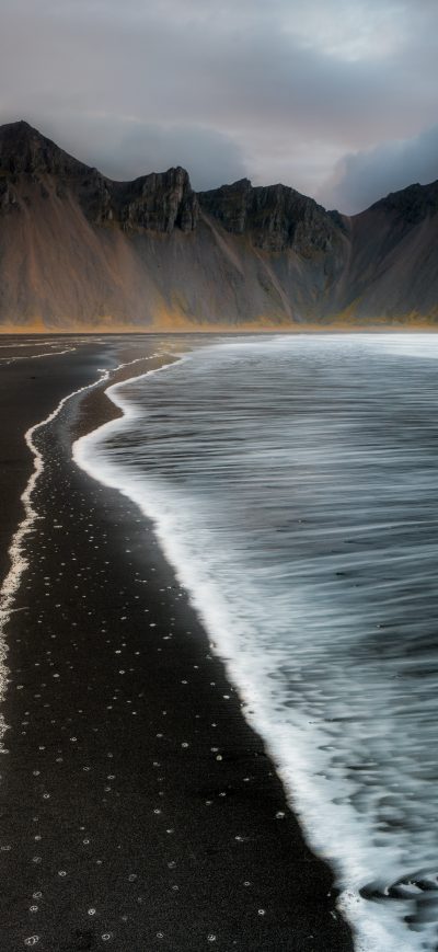 Fond d'écran iPhone Water Iceland Coast 4k