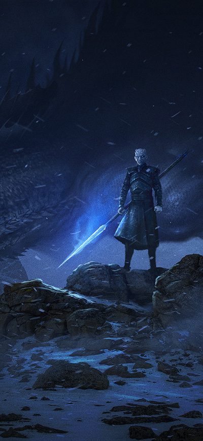 Fond d'écran iPhone Dragon Night King Game Of Thrones Season 8