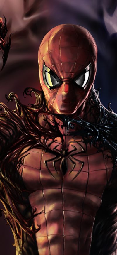 Fond d'écran iPhone Carnage Venom Spiderman Artwork