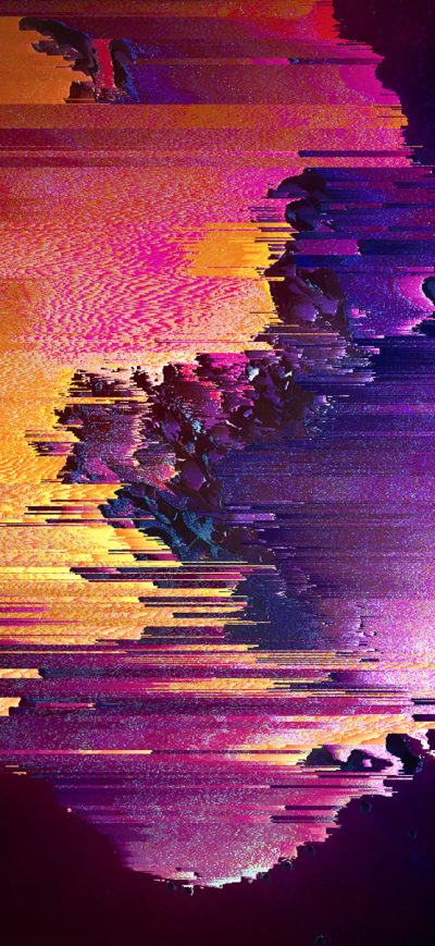 Fond d'écran iPhone Pixels Glitch Abstract