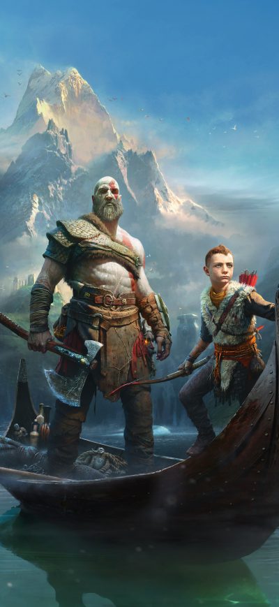 Fond d'écran iPhone God Of War 4 Key Art 4k