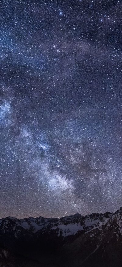 Fond d'écran iPhone Mountains Night Sky