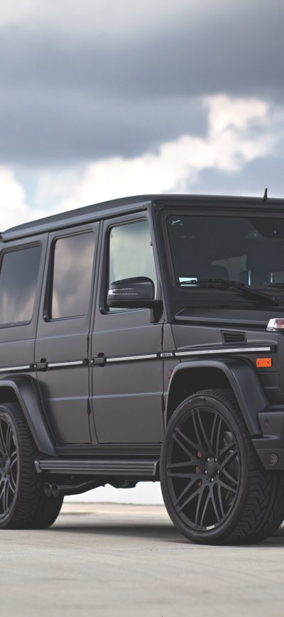 Fond d'écran iPhone Mercedes Benz G Class G63 Black 4k