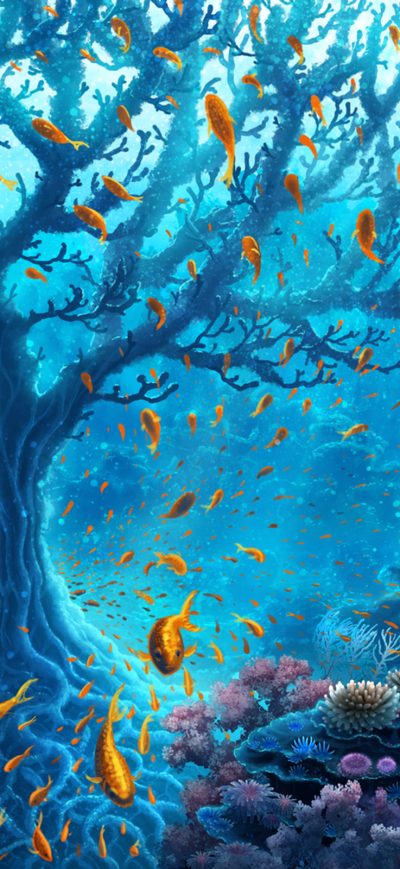 Fond d'écran iPhone Ocean Tree