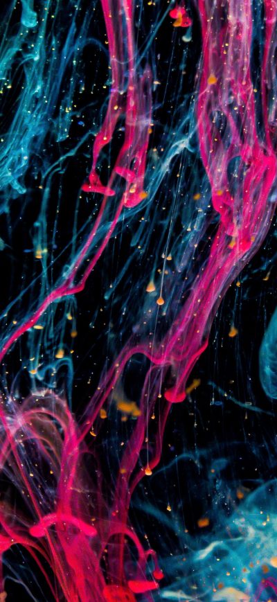 Fond d'écran iPhone Ink Drops 5k