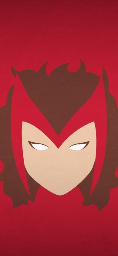 Fond d'écran iPhone Scarlet Witch Minimalism
