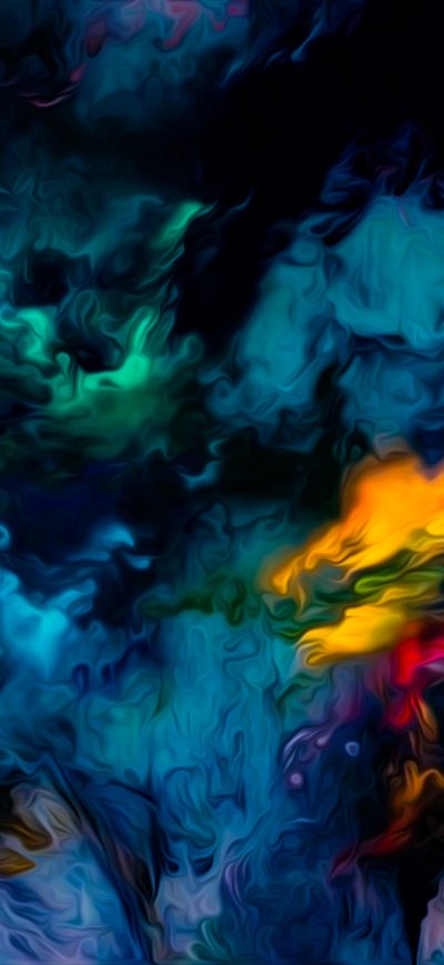 Fond d'écran iPhone Polished Colors Wave 4k